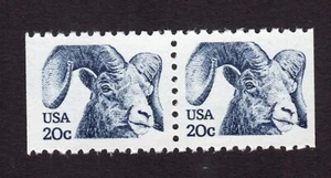 Scott #1949 Bighorn Sheep Horizontal Pair of Stamps - MNH - Picture 1 of 1