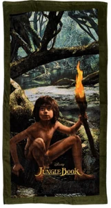 LIBRO DE LA SELVA SUAVE TERCIOPELO PLAYA/TOALLA DE BAÑO 70x140 cm LICENCIA OFICIAL - Imagen 1 de 2