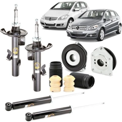 Kit Completo 4 Ammortizzatori Supporti Tamponi Classe A B W169 W245 CDI Benzina - Immagine 1 di 4