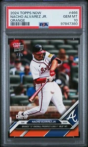 PSA 10 Nacho Alvarez Jr. Orange 2/5 RC Rookie #466 2024 Topps Now 97847380 - Picture 1 of 2