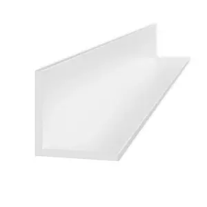 Hart PVC Winkelleiste weiß Ecke Kantenschutz Kunststoff L Profil, 10-200cm Länge - Bild 1 von 23