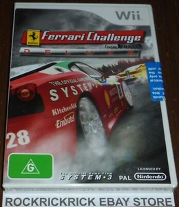 NINTENDO WII GAME FERRARI CHALLENGE TROFEN FIRELLI DELUXE (BRAND NEW SEALED) - Picture 1 of 2