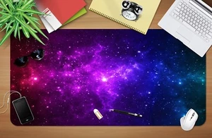 3D Lila Himmel 1121 Rutschfest Büro Schreibtisch Maus Matte Groß Tastatur Pad - Bild 1 von 7