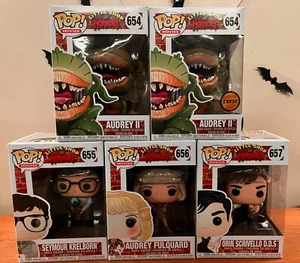 Funko Pop Little Shop of Horrors Set with Chase Audrey II - Complete - Picture 1 of 5
