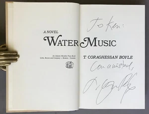 INSCRIBED/First Edition  T. C. Boyle  Water Music  Atlantic/Little, Brown  1981 - Picture 1 of 12