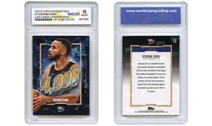 2025 NBA Topps Now STEPHEN CURRY 4,000 Career 3-Pointers Card #13 GEM-MINT 10 - Picture 1 of 4