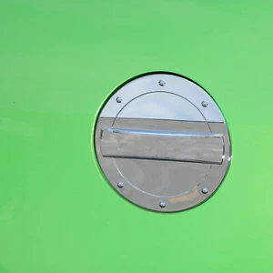 Filler Fuel Door Tank Gas Cap Cover Trim for Ford Mustang 2010-2014 ABS Chrome - Picture 1 of 5