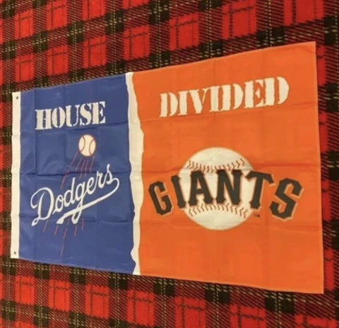 Brand New Los Angeles Dodgers / San Francisco Giants flag 3 foot by 5 foot Cover