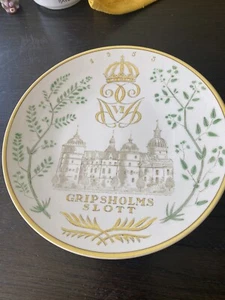 Gefle Castle Plate Gripsholms Slott 1953 - Picture 1 of 3