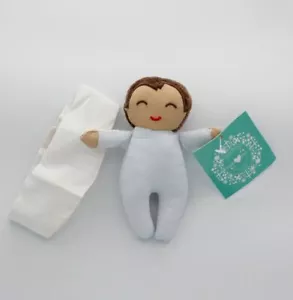 Baby Jesus Rag Doll & Wrap Carrier Set NEW Shining Light Doll 4.5” Tall - Picture 1 of 3