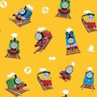 All Aboard With Thomas And Friends Main Yellow C11000 Yell Cotton Fabric 1 2 Yd
