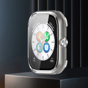 PC Watch Bumper Case with Tempered Glass for Honor Choice Haylou Watch (Clear) - Zdjęcie 1 z 8