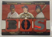 2006 Triple Threads Relic Combos TTRC-98 Pedro Martinez Clemens Ramirez Jersey