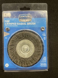 Century Drill & Tool 76443 4" Fine Crimped Radial Brush Factory Sealed - Picture 1 of 2