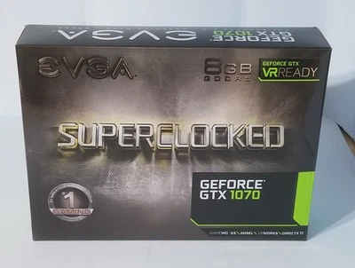 EVGA GeForce GTX 1070 SC GAMING 8GB GDDR5 Video Card 08G-P4-5173-KR - Image 1 of 4