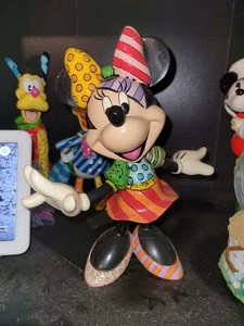 Authentic Romero Britto MINNIE MOUSE Figurine 8" Mint Condition - Picture 1 of 4