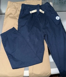 Blue/Tan 365 Kids from Garanimals 7 Boys Woven Joggers Lightweight Pants 2pk NWT - Picture 1 of 1