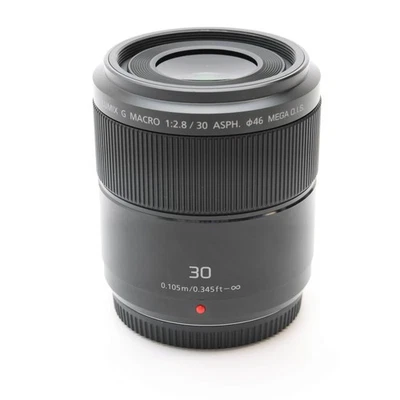 Panasonic Lumix G Macro 30mm F/2.8 ASPH. MEGA O.I.S. (MFT) -Near Mint- #196 - Image 1 of 4