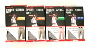 Pantalones de béisbol/softbol juvenil de lujo Franklin Sports grises talla XS, S, M, L - Imagen 1 de 9