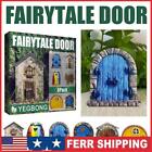 Fairy Door for Trees Tiny House Doors Garden Outdoor Decor Accessories for Room