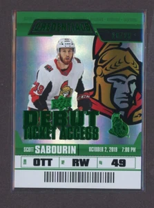 2019-20 Upper Deck Credentials Green #71 Scott Sabourin 18/25 - Bild 1 von 1