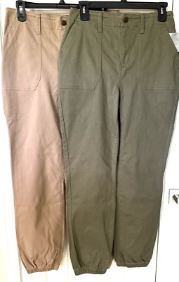 Women New Falls Creek Twill Jogger Front-Flat/Zip Casual Pants-Choice size/color - Изображение 1 из 4