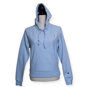 Champion Reverse Weave Blue Sweatshirt Hoodie Women’s Size XS Style GF757 - Picture 1 of 14