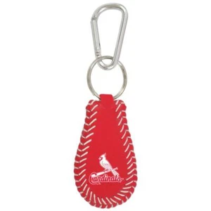 St Louis Cardinals Color Leather Baseball Keychain [New] MLB Key Chain Jewelry - Picture 1 of 1