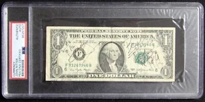 Billete de un dólar firmado por el actor John Ritter moneda PSA autenticado - Imagen 1 de 2