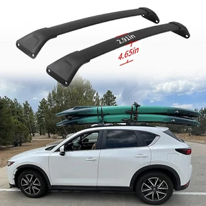 Cross Bars Fit for Mazda CX-5 CX5 2017-2024 Baggage Luggage Roof Rack Rail Black - Bild 1 von 19