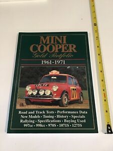 Mini Cooper Gold Portfolio 1961-1971 Brooklands Book by R.M. Clarke Paperback 