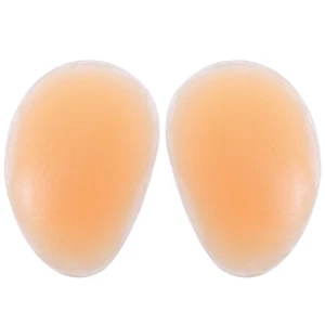 1Pairs Skin Glue Soft Silicone Self-adhesive Insert Pad Hip Leg Pad Calf Defect - Picture 1 of 16