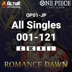 One Piece Card Game Romance Dawn Japanese Singles (OP01  JP) - Picture 1 of 75