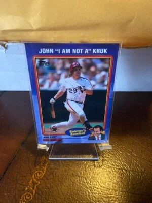 2024  TOPPS X BOOMER'S BASEBALL JOHN "I AM NOT A" KRUK NICKNAMES CARD PHILLIES - Image 1 of 2