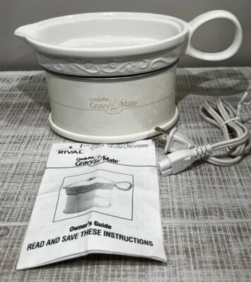 Crock Pot Gravy Mate Gravy/Syrup Warmer Detachable Cord Holds 18 oz *NO LID* - Image 1 of 4