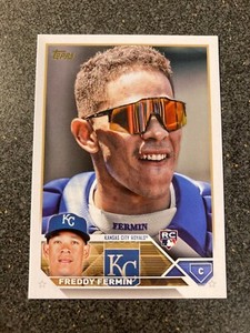 🔥2023 TOPPS UPDATE FREDDY FERMIN GOLDEN MIRROR VARIATION SSP US114 ROOKIE RC🔥