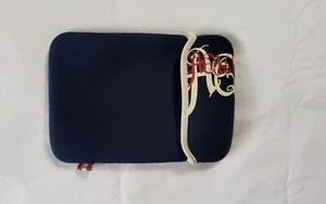 Neopren Tablet Tasche Schutz L 25 cm x H 18 cm Farbe Blau-Creme  - Bild 1 von 2