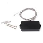 Black Covered Single-coil 4-Pole Pickup for Box Guitar & Bass