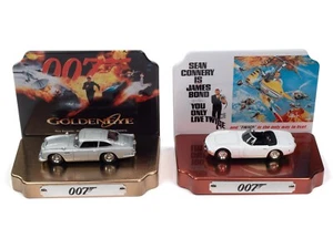 Johnny Lightning James Bond Cars '64 Aston Martin & '67 Toyota 2000GT Diorama - Picture 1 of 11