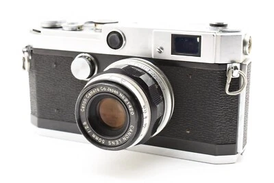 [Exc+5] Canon Model L2 Rangefinder Camera 50mm F2.8 Silver Lens From JAPAN - Image 1 of 4