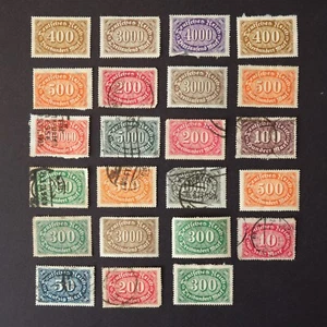 GERMANY Postage Stamps Bundle - Deutsches Reich 1920s German Empire A16 - Picture 1 of 1