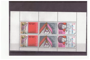 NIEDERLANDE SC.B550a JUNGE KLINGEL KLINGEL SOUVENIRBOGEN POSTFRISCH JAHR19 - Bild 1 von 1