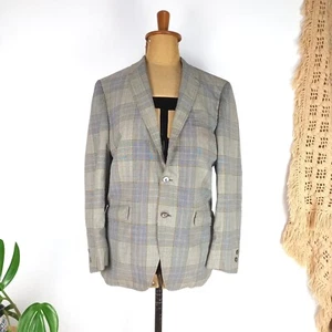 Hart Schaffner Marx coat suit jacket 30s Vintage Tweed plaid houndstooth men's  - Picture 1 of 12