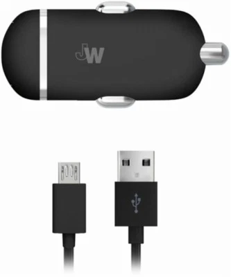 Just Wireless 12W  USB Port Car Vehicle Charger Micro USB for Samsung HTC LG - Image 1 of 3