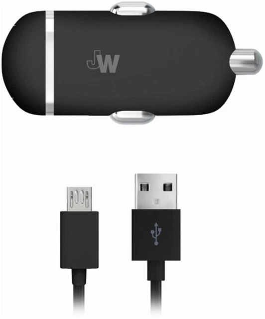 Just Wireless 12W  USB Port Car Vehicle Charger Micro USB for Samsung HTC LG - Image 1 of 3