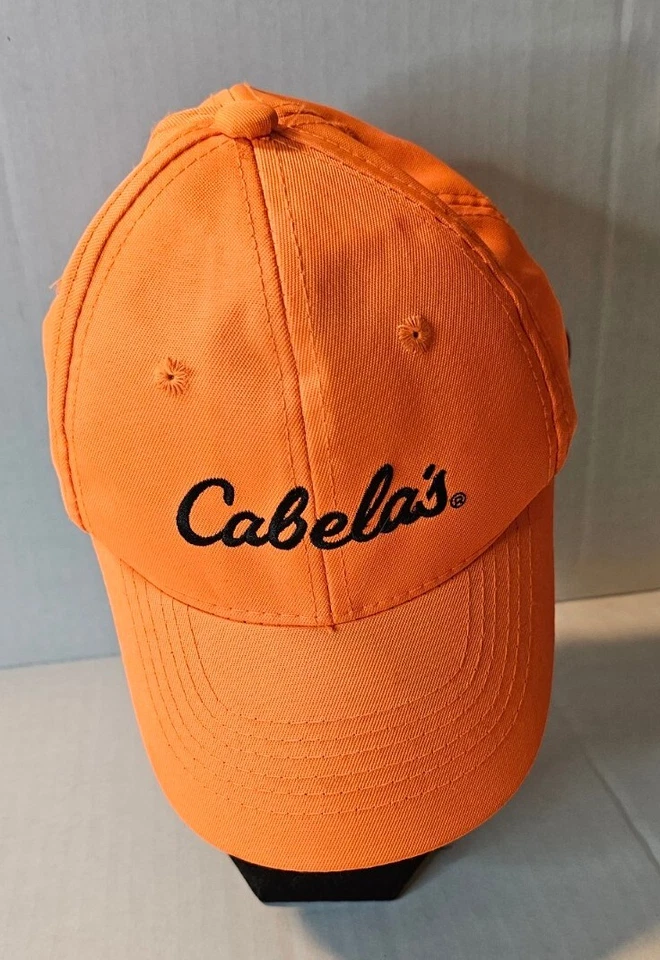 Cabelas Hunter Orange Youth Hat Logo - Image 1 of 4