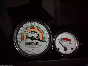 Tachometer +Temperature Gauge Fits - Fordson Dexta / Ford Dexta - Picture 1 of 4