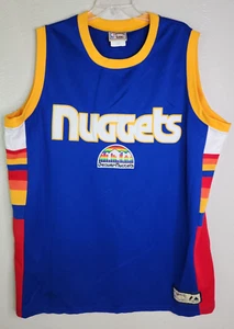 Vintage Retro Majestic NBA Hardwood Classics XXL Jersey Colorful Denver Nuggets - Picture 1 of 15