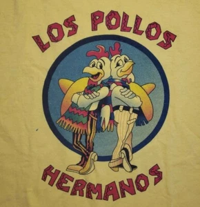 Camiseta pequeña estilo retro TV Breaking Bad "Los Pollos Hermanos" para hombre - Imagen 1 de 11