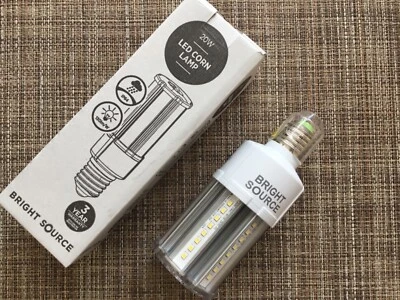 Bright Source 20w LED Corn Lamp 6000k daylight corn lamp bulb E27 IP64 - Image 1 of 4